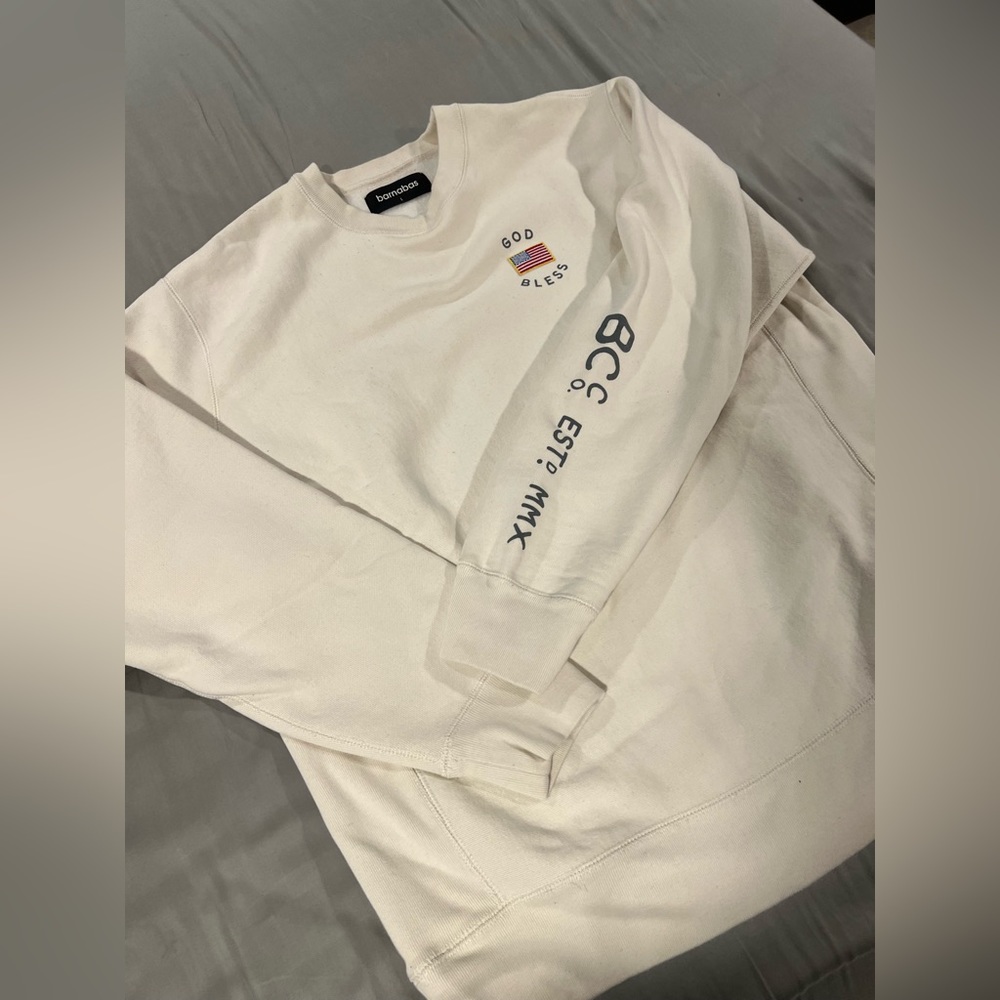 Barnabas GOD BLESS Premium Crew Sweatshirt size L